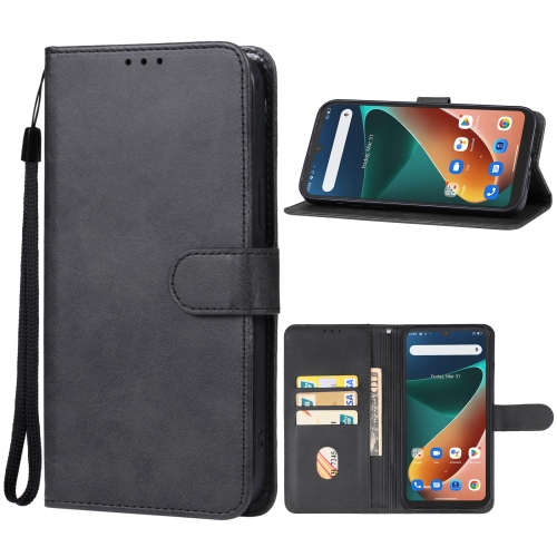 

For Blackview BV5300 Pro Leather Phone Case(Black)