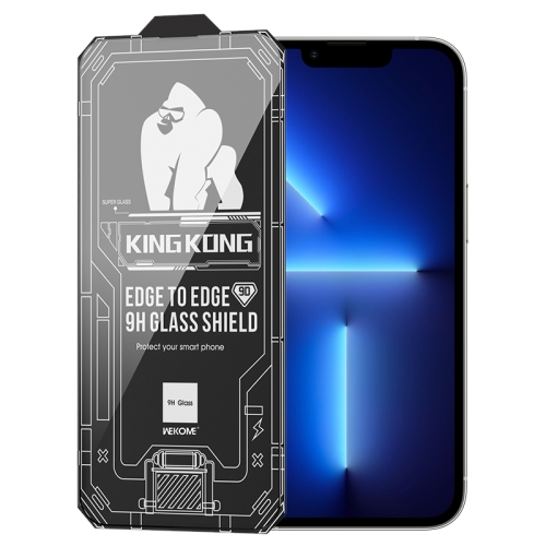 

For iPhone 13 Pro WK WTP-066 King Kong Vacha 9D Curved HD Tempered Glass Film(Black)