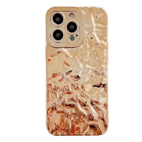 

For iPhone 14 Meteorite Texture Electroplating TPU Phone Case(Gold)