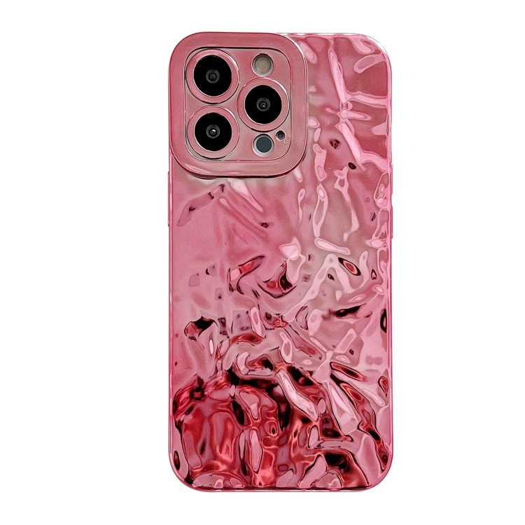 

For iPhone 14 Pro Meteorite Texture Electroplating TPU Phone Case(Red)