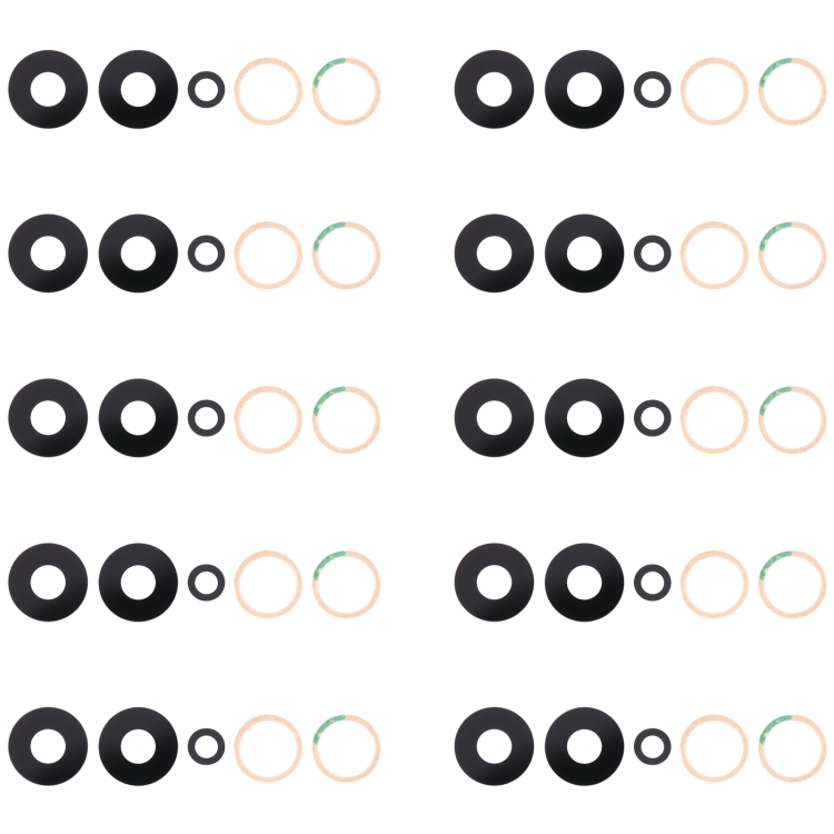 

For Xiaomi Poco X4 GT 10pcs Back Camera Lens