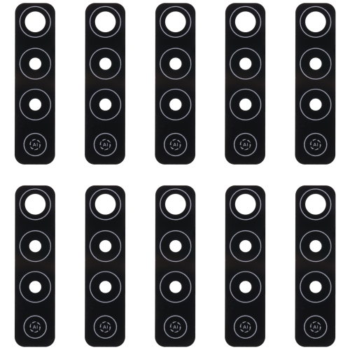 

For Tecno Camon 17 CG6 10pcs Back Camera Lens