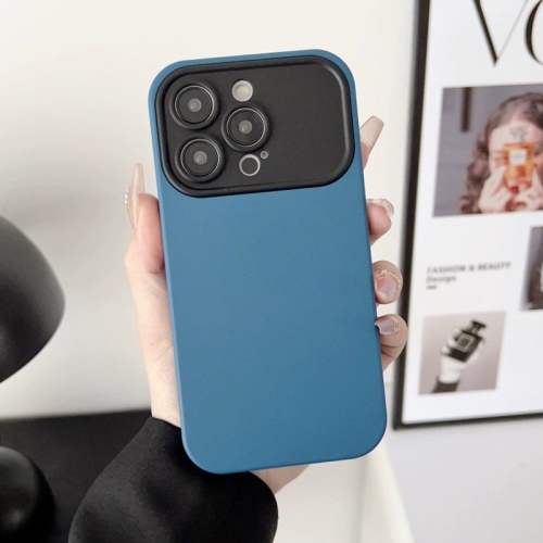 

For iPhone 12 Liquid Silicone Phone Case(Blue)