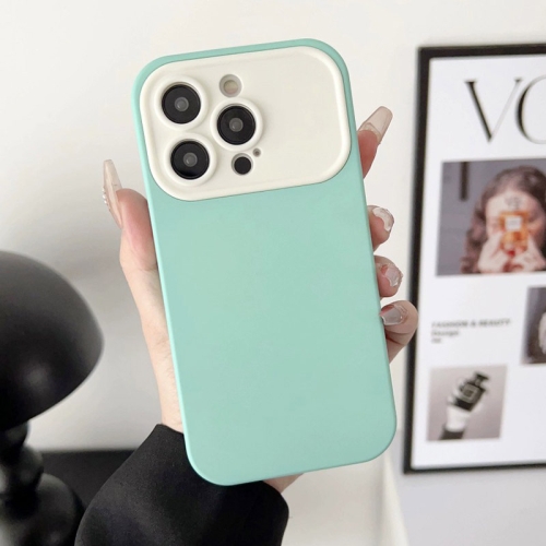 

For iPhone XS / X Liquid Silicone Phone Case(Mint Green)