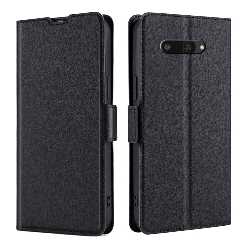 

For Kyocera Digno SX4 5G Ultra-thin Voltage Side Buckle Horizontal Flip Leather Phone Case(Black)