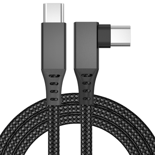 

0.5m USB-C / Type-C to USB-C / Type-C Elbow 5Gbps 60W USB3.1 Gen1 Fast Charging Data-sync Cable(Black)