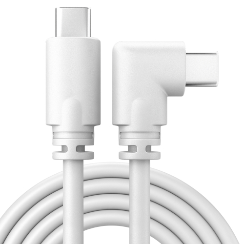 

1m USB / Type-C to USB-C / Type-C Elbow 5Gbps 60W USB3.1 Gen1 Fast Charging Data-sync Cable(White)