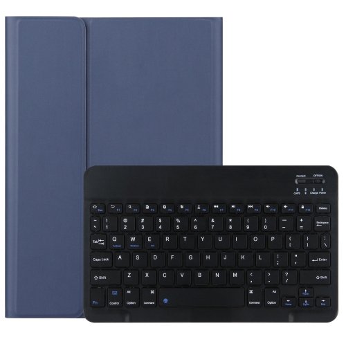 For Lenovo Tab M10 3rd Gen TB-328XU Bluetooth Keyboard Leather Tablet Case(Blue) клавиатура logitech mx keys mini minimalist wireless illuminated keyboard pale grey rus 2 4ghz bt intnl 920 010502