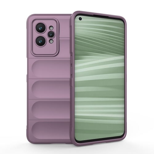 

For Realme GT2 Pro Magic Shield TPU + Flannel Phone Case(Purple)