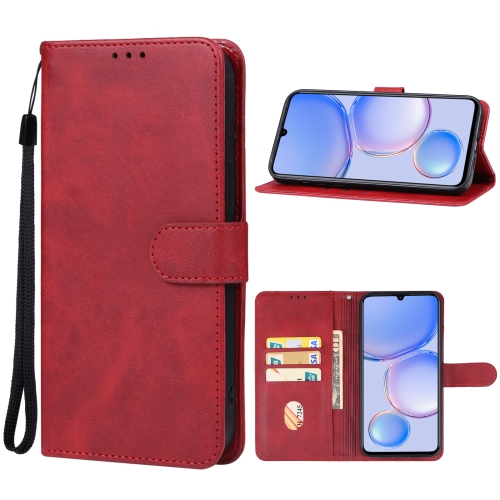 

For Huawei nova Y71 Leather Phone Case(Red)