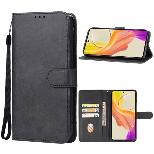 

For vivo Y78 Leather Phone Case(Black)