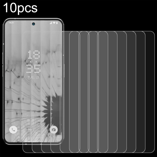 

For Nothing Phone 2 10pcs 0.26mm 9H 2.5D Tempered Glass Film