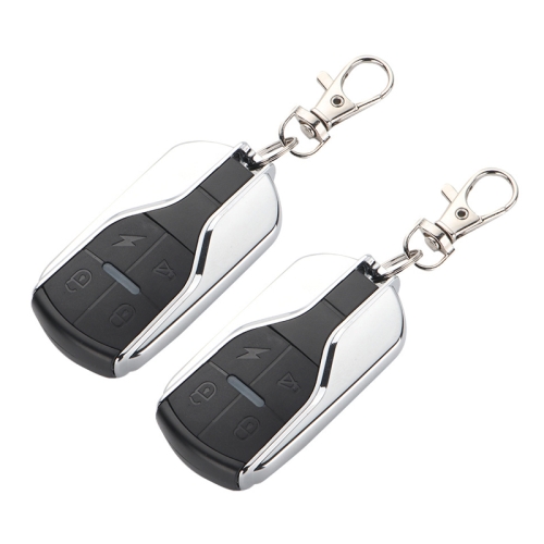 

433MHz Learning Code 2pcs For Maserati Four-button Anti-theft Alarm Wireless Key Remote Control