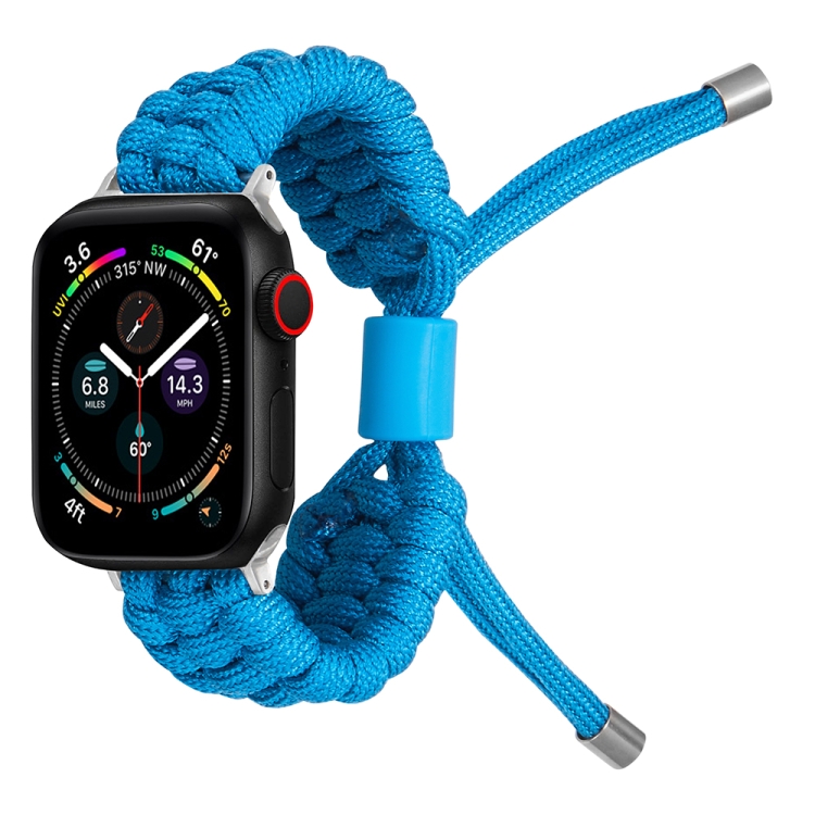 

Stretch Plain Silicone Bean Watch Band For Apple Watch Ultra 49mm(Sky Blue)