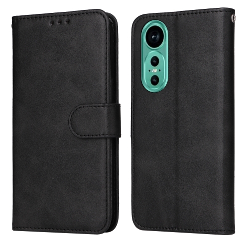 

For Huawei nova 12 Classic Calf Texture Flip Leather Phone Case(Black)