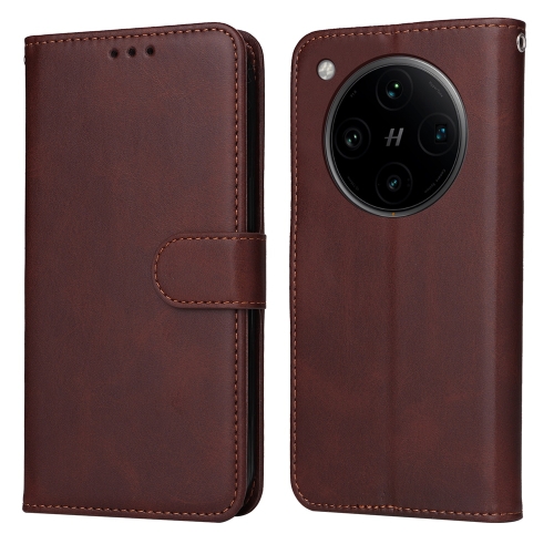 

For OPPO Find X8 Pro Classic Calf Texture Flip Leather Phone Case(Brown)