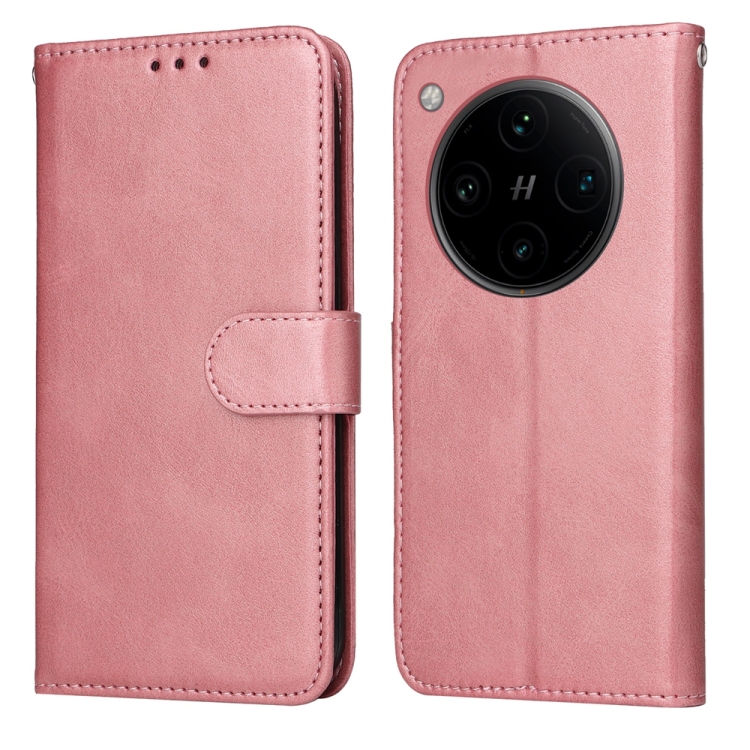 

For OPPO Find X8 Pro Classic Calf Texture Flip Leather Phone Case(Rose Gold)
