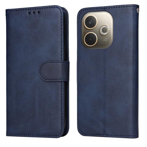 

For OPPO A5 Pro 5G Global Classic Calf Texture Flip Leather Phone Case(Blue)