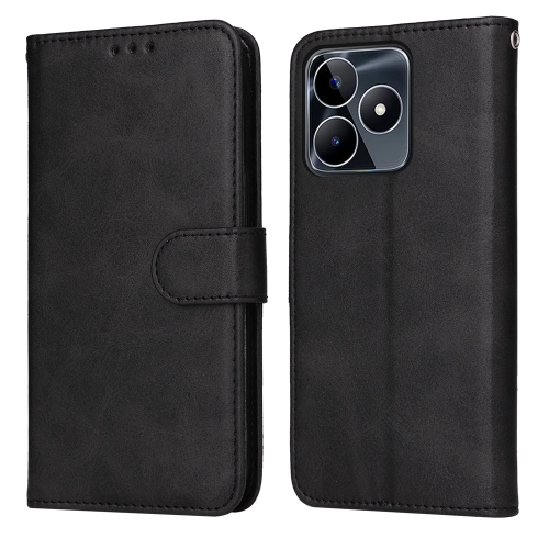 

For Realme C53 / Narzo N53 Classic Calf Texture Flip Leather Phone Case(Black)