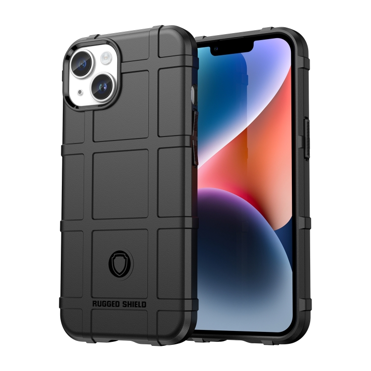 

For iPhone 15 Plus Full Coverage Shockproof TPU Phone Case(Black)