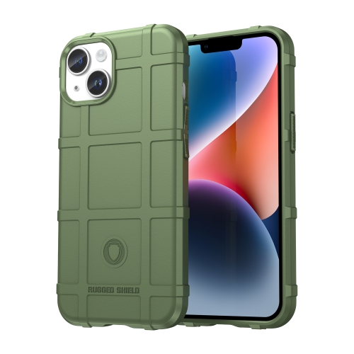 

For iPhone 15 Plus Full Coverage Shockproof TPU Phone Case(Green)