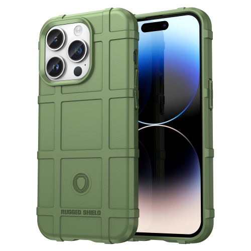 

For iPhone 15 Pro Max Full Coverage Shockproof TPU Phone Case(Green)