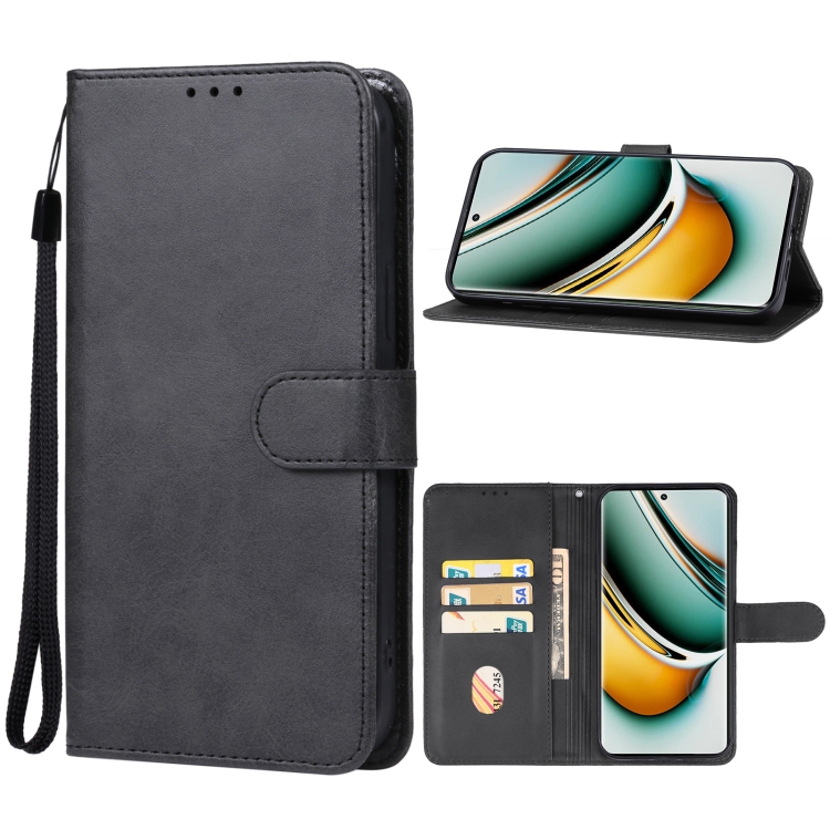 

For Realme 11 Pro / 11 Pro+ Leather Phone Case(Black)