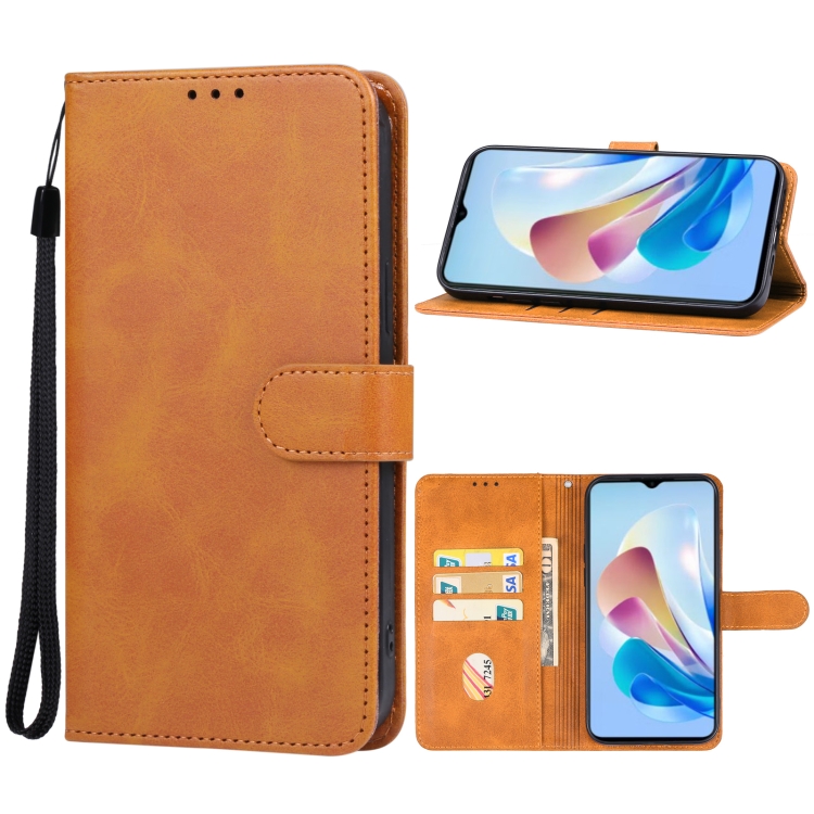 

For ZTE Axon 40 Lite Leather Phone Case(Brown)