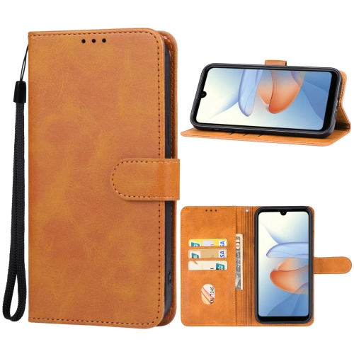 

For ZTE Blade L220 Leather Phone Case(Brown)