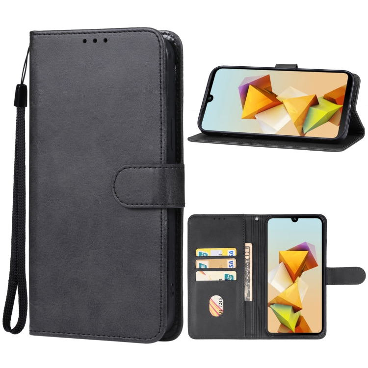 

For ZTE Blade A33s Leather Phone Case(Black)
