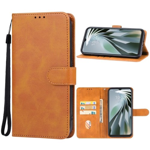 

For ZTE Libero 5G IV Leather Phone Case(Brown)