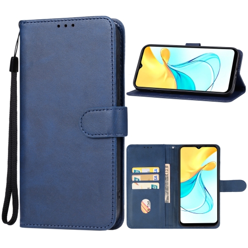 

For ZTE Axon 50 Lite Leather Phone Case(Blue)
