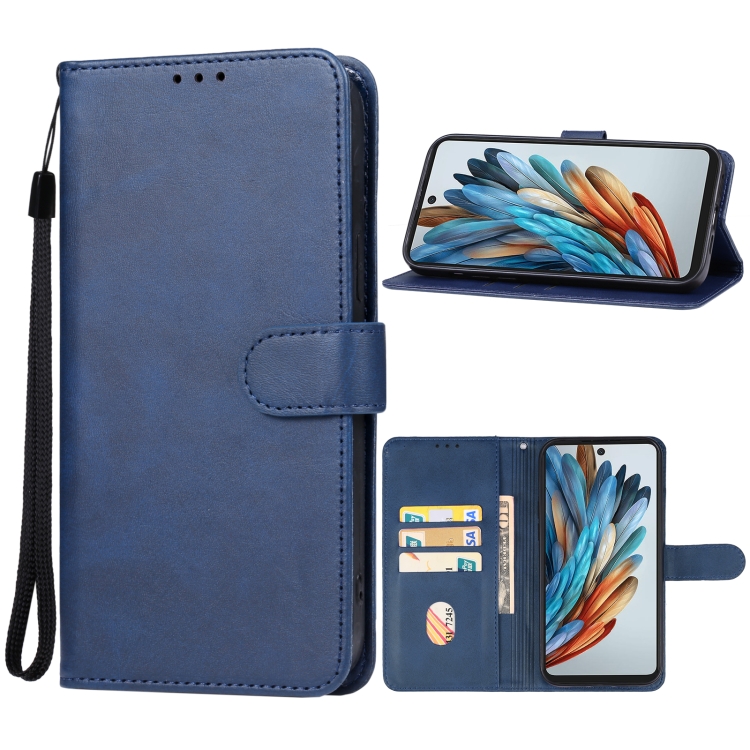 

For ZTE nubia Music Leather Phone Case(Blue)