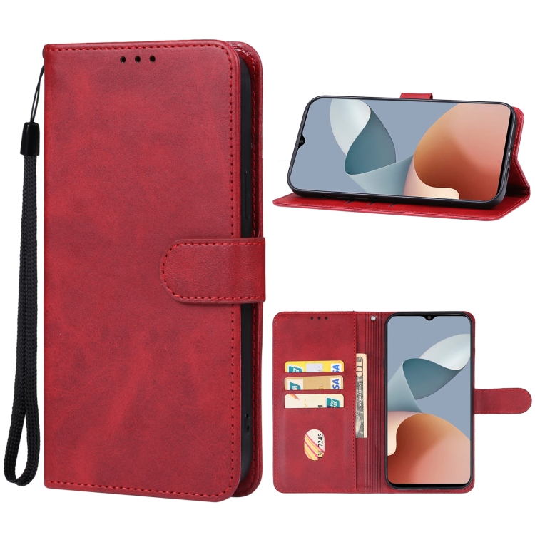 

For ZTE Blade V50 Smart Leather Phone Case(Red)
