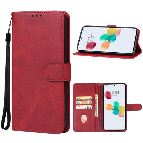 

For ZTE Anshin Family/JP Version/A303ZT Leather Phone Case(Red)