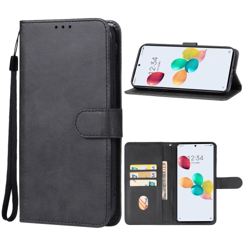 

For ZTE Anshin Family/JP Version/A303ZT Leather Phone Case(Black)