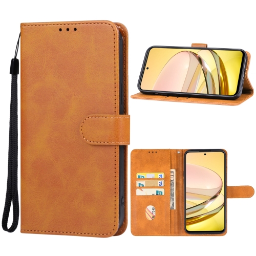 

For ZTE Axon 60 Leather Phone Case(Brown)