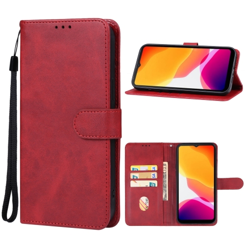 

For CUBOT Note 21 Leather Phone Case(Red)