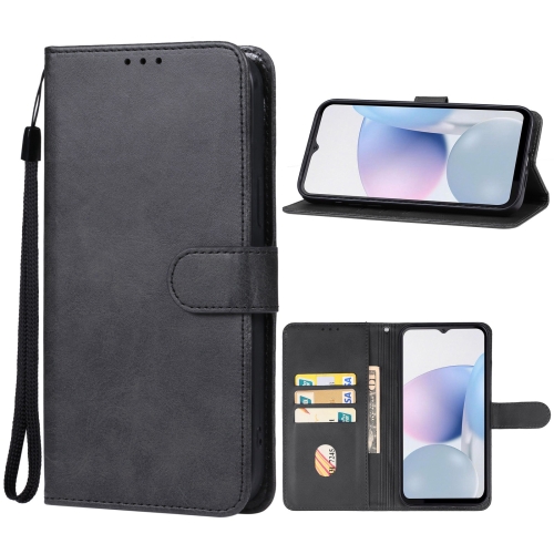 

For CUBOT Note 50 Leather Phone Case(Black)