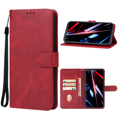 

For CUBOT KingKong Ace 3 Leather Phone Case(Red)