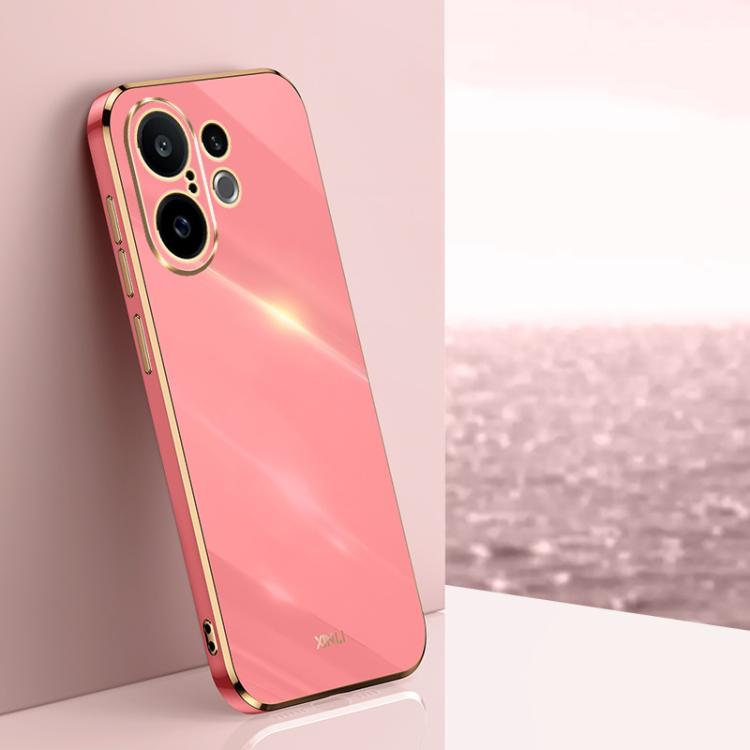 

For vivo S30 Pro mini 5G XINLI Straight Edge 6D Electroplate TPU Phone Case(Hawthorn Red)