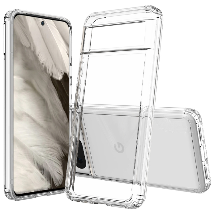 

For Google Pixel 8 5G Scratchproof Acrylic TPU Phone Case(Transparent)