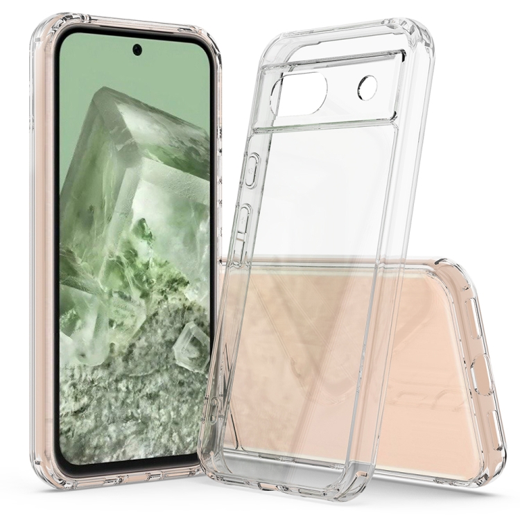 

For Google Pixel 8a Scratchproof Acrylic TPU Phone Case(Transparent)