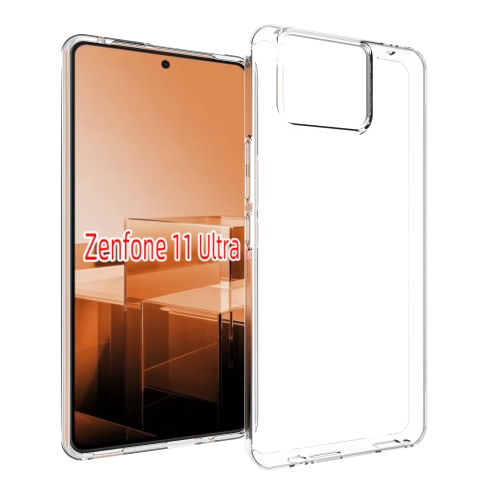 

For Asus Zenfone 11 Ultra Waterproof Texture TPU Phone Case(Transparent)