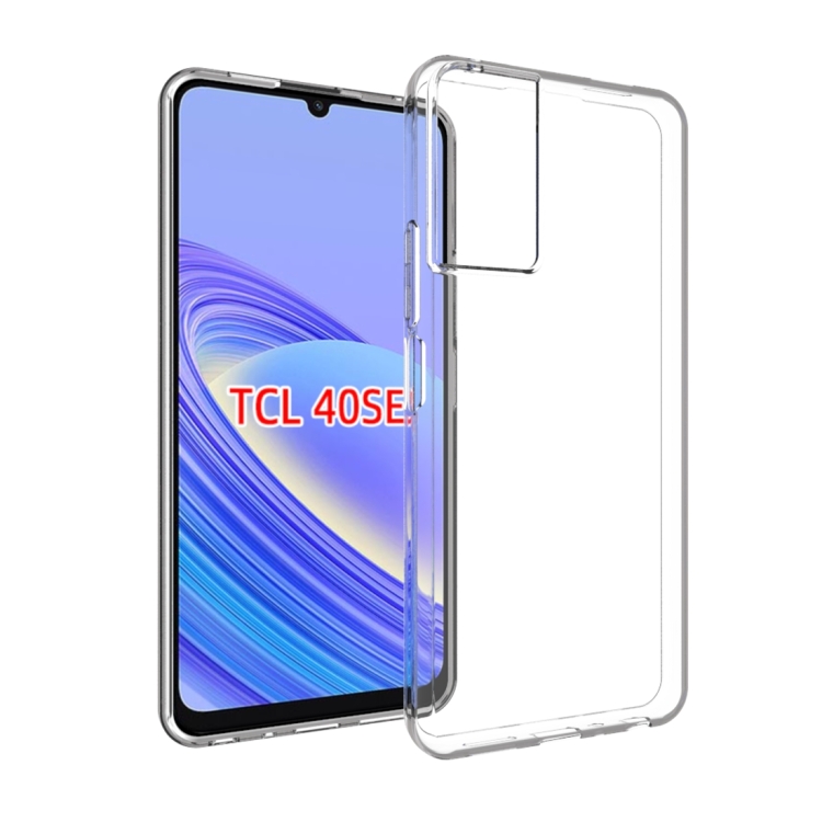 

For TCL 40 SE Waterproof Texture TPU Phone Case(Transparent)