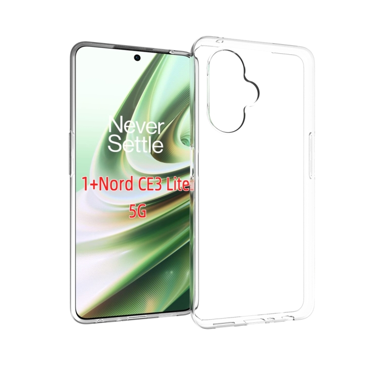

For OnePlus Nord CE 3 Lite 5G Waterproof Texture TPU Phone Case(Transparent)