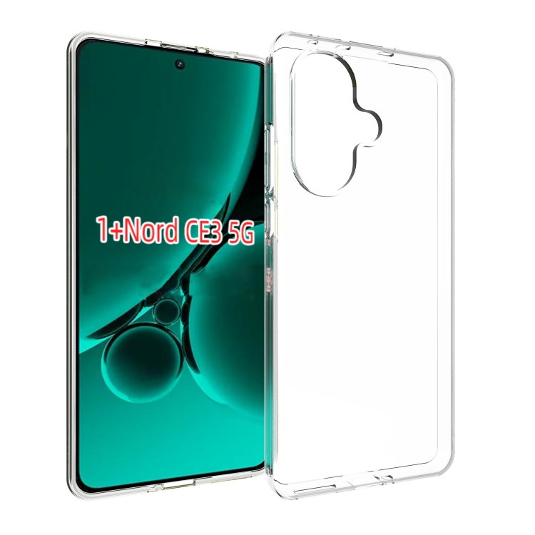 

For OnePlus Nord CE 3 5G Waterproof Texture TPU Phone Case(Transparent)
