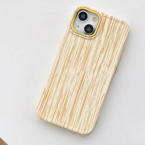 

For iPhone 12 Pro Retro Wood Texture Shockproof Phone Case(White)