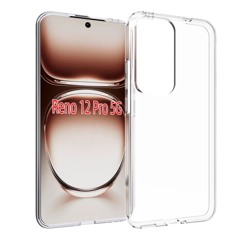 

For OPPO Reno12 Pro 5G Global Waterproof Texture TPU Phone Case(Transparent)