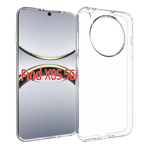 

For OPPO Find X8s Waterproof Texture TPU Phone Case(Transparent)